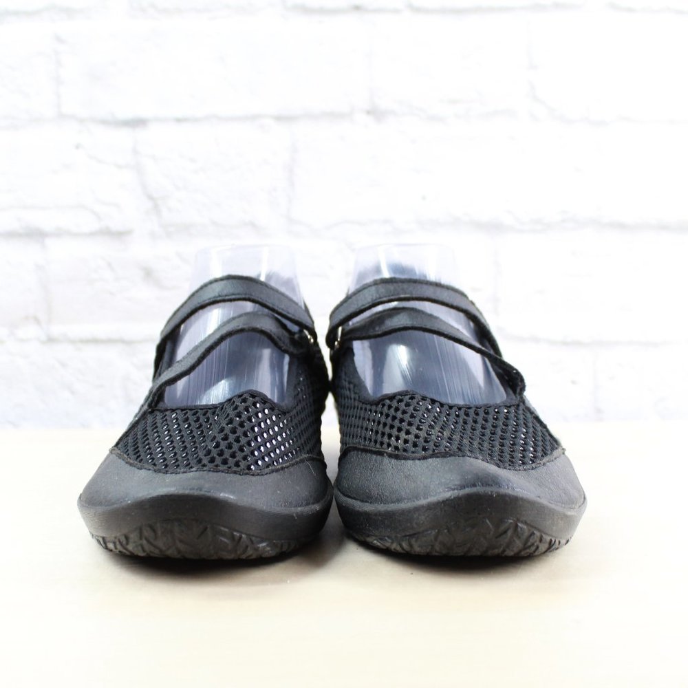 ARCOPEDICO Black Nylon Comfort Strappy Mary Jane S - Picture 4 of 9